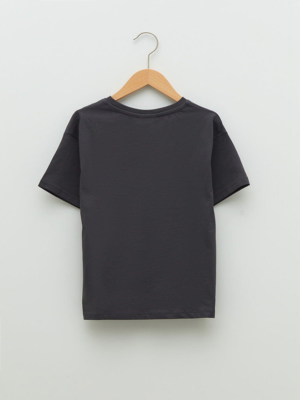 LCW Kids Crew Neck Peter Pan Printed Short Sleeve Cotton Girls' T-Shirt -S2EI98Z4-HJU