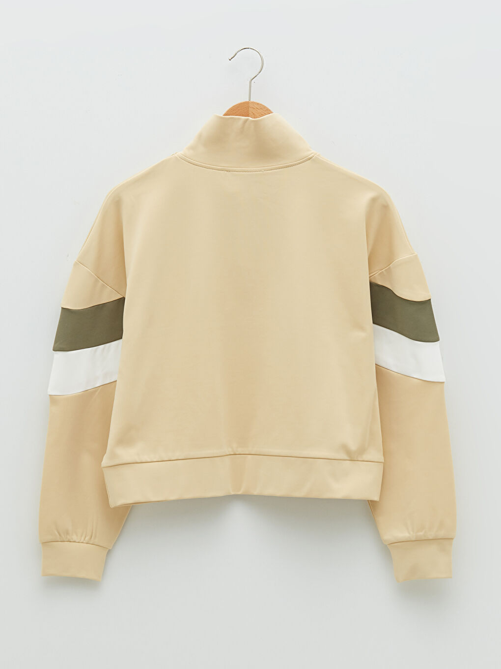 XSIDE ACTIVE Dik Yaka Düz Uzun Kollu Kadın Sweatshirt -S2EJ03Z8-T6W