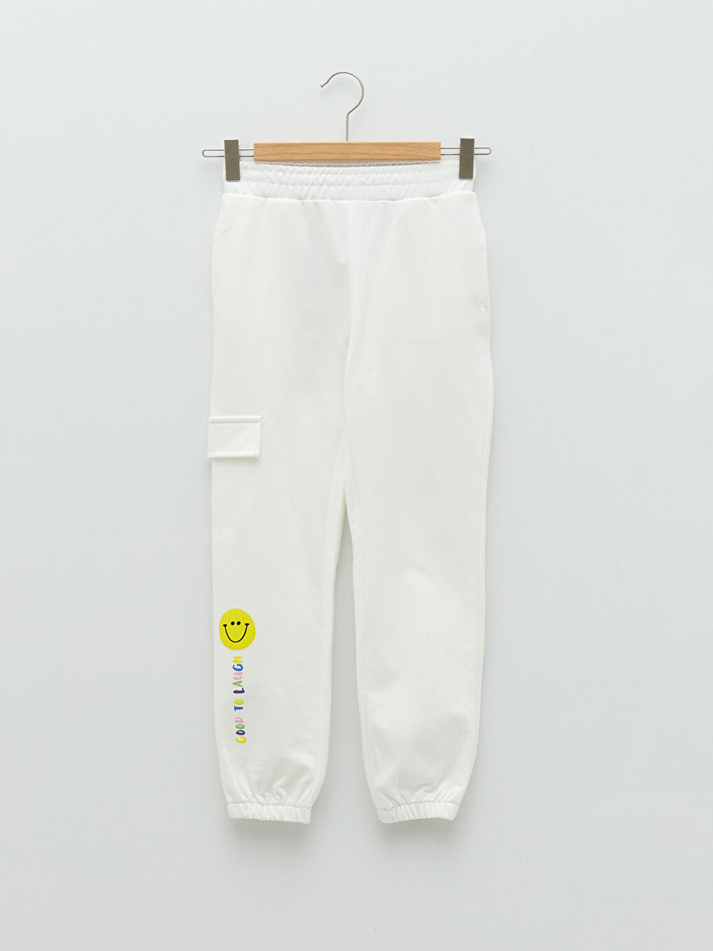 LCW Kids Elastic Waist Printed Girl Jogger Sweatpants -S2EJ05Z4-R9J
