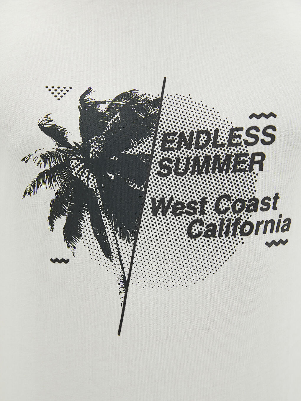 Crew Neck Short Sleeve Printed Combed Cotton Men's T-shirt-4