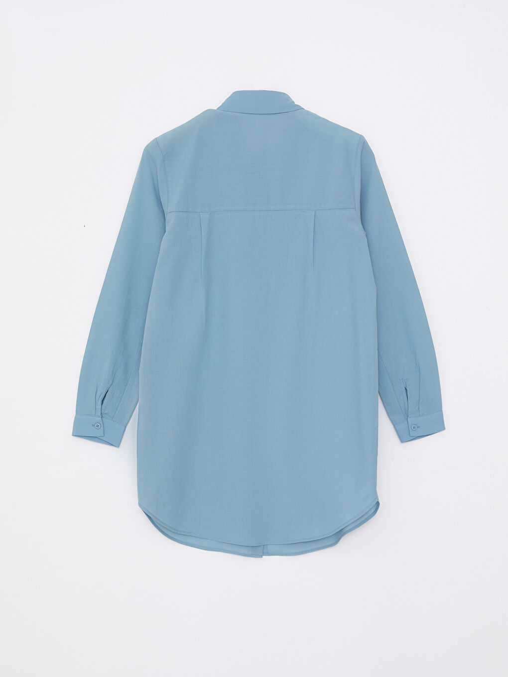 Plain Poplin Women's Shirt Tunic-7