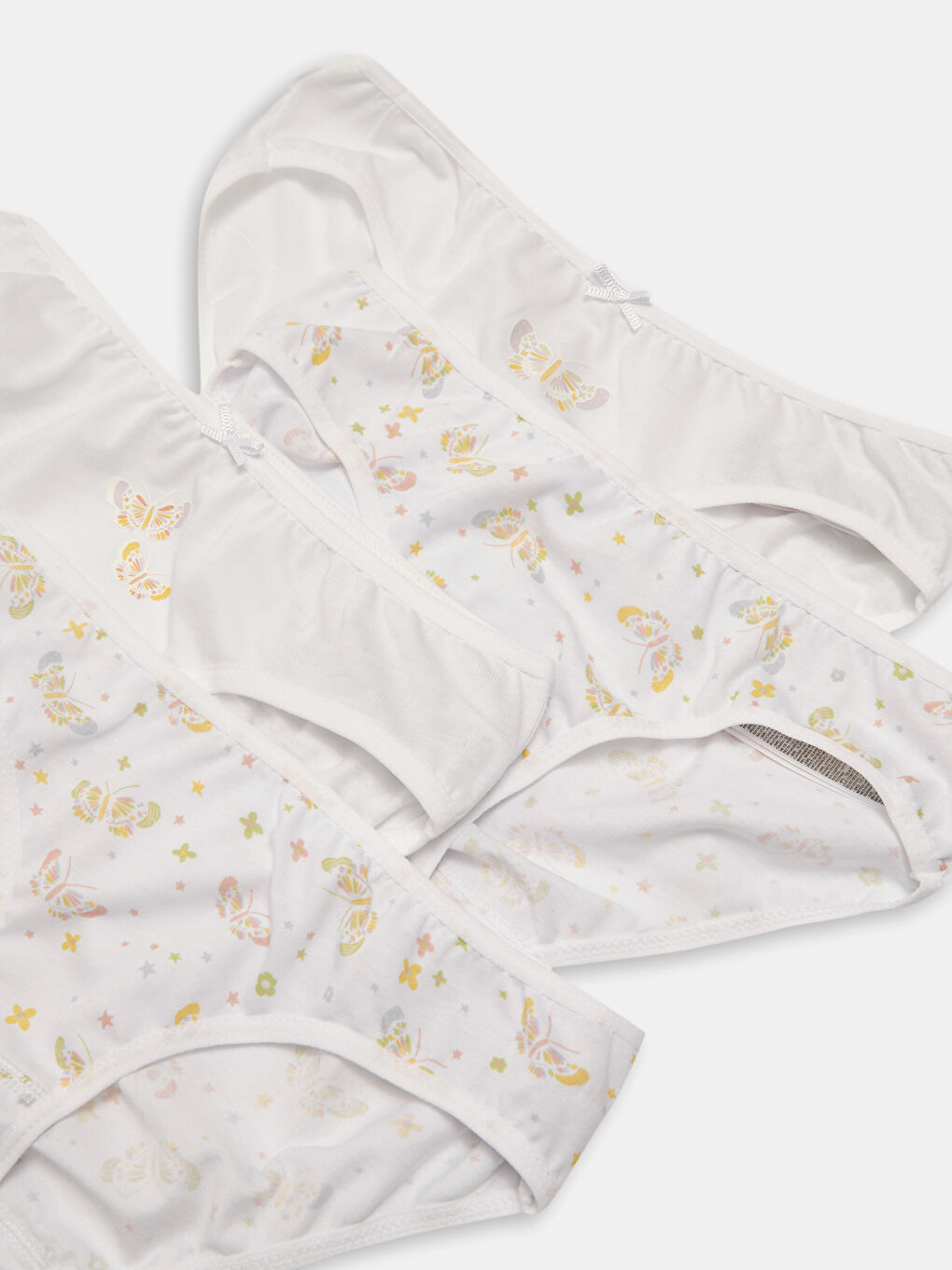 كلسون بناتي قطن مطبوع ٤ قطع-1