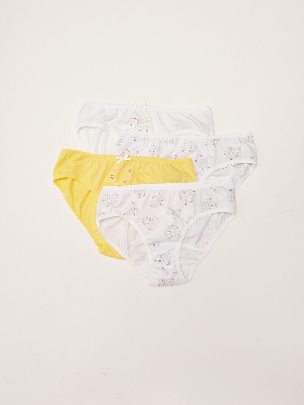 Printed Cotton Girl Panties 4-pack