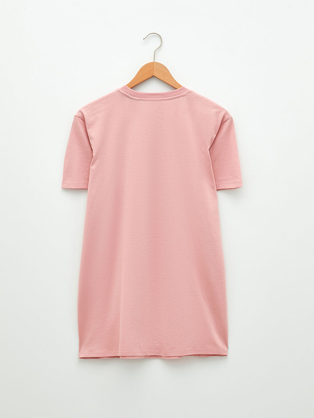 Crew Neck Mickey Mouse Printed Short Sleeve Women's Tunic-6