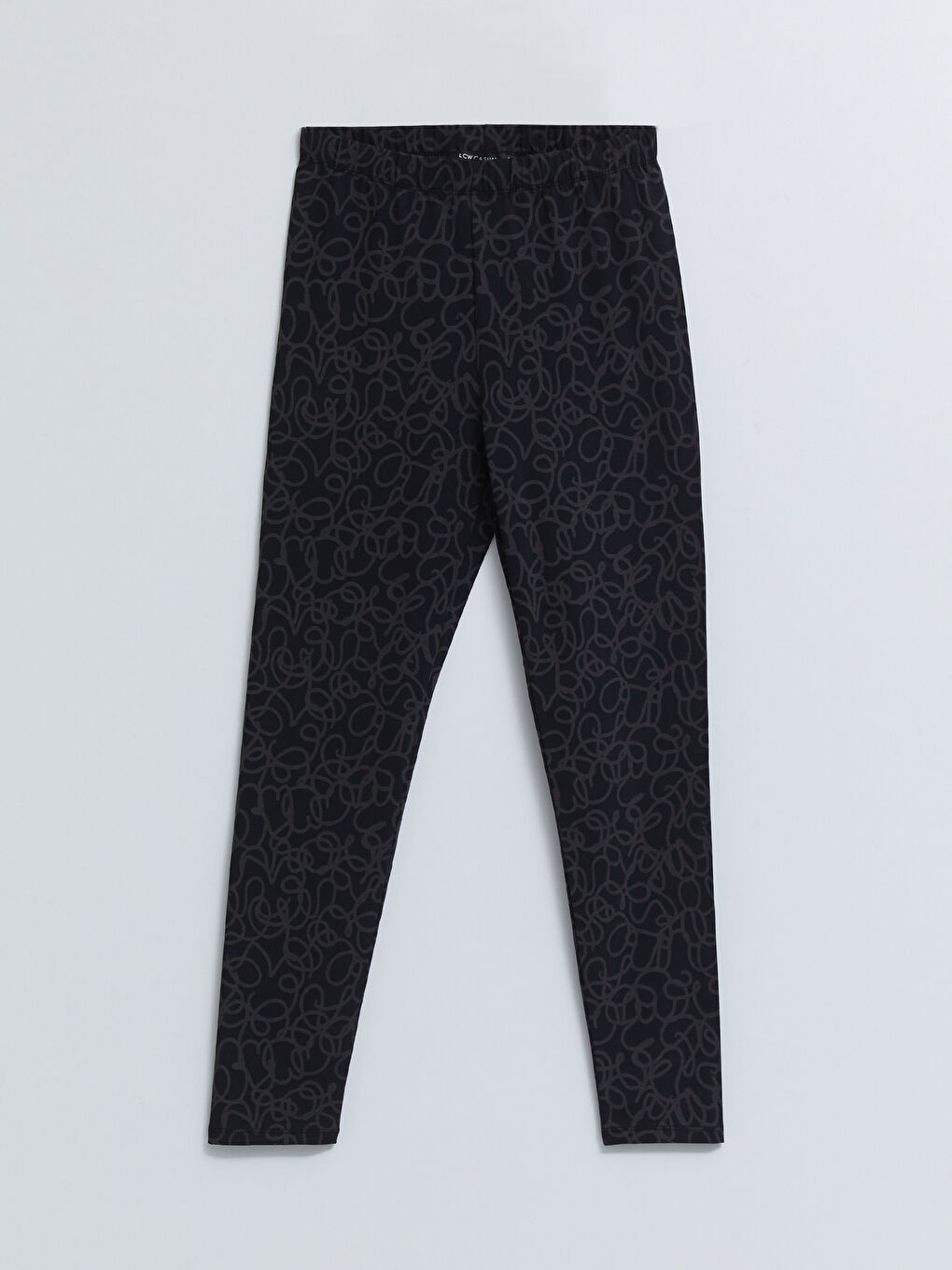 Elastic Waist Patterned Cotton Women's Leggings -S2EK49Z8-LQJ