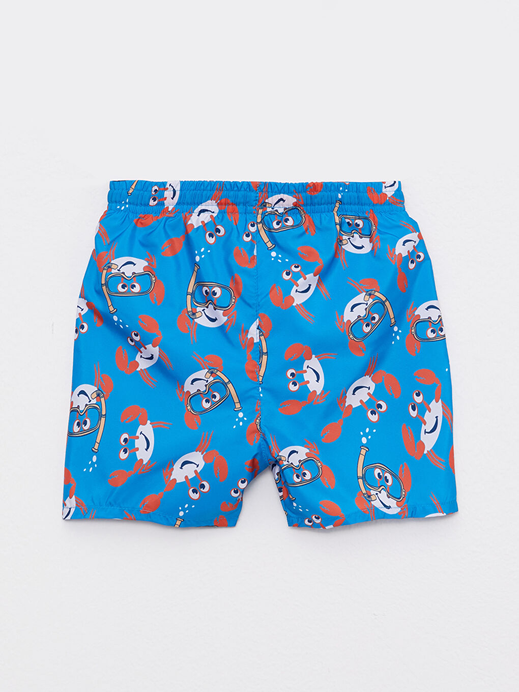 Mavi Beli Lastikli Baskılı Erkek Bebek 2'li Takım-1