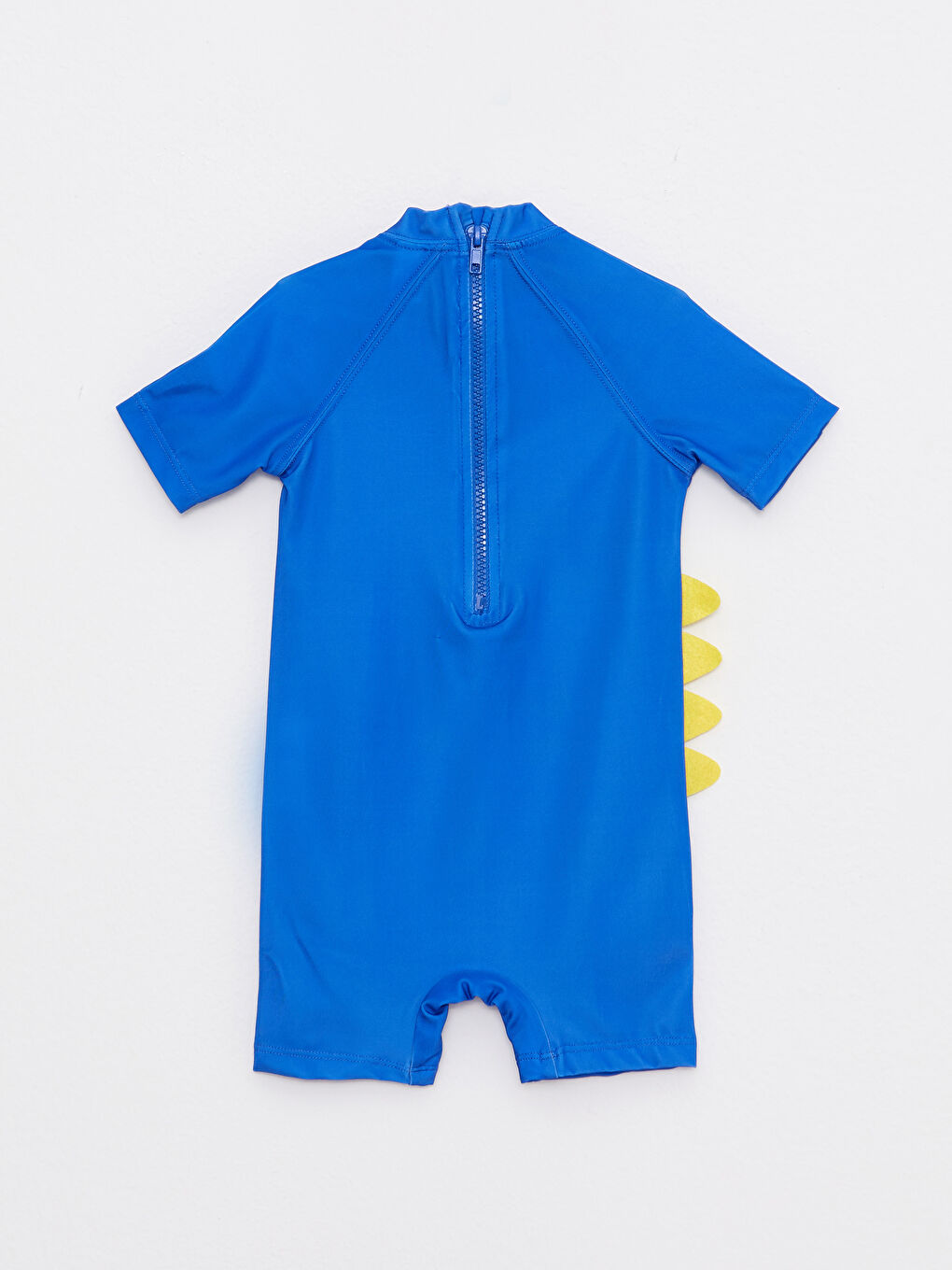 LCW baby Stand-Up Collar Short Sleeve Printed Baby Boys' Swimsuit -S2EK73Z1-HQ2