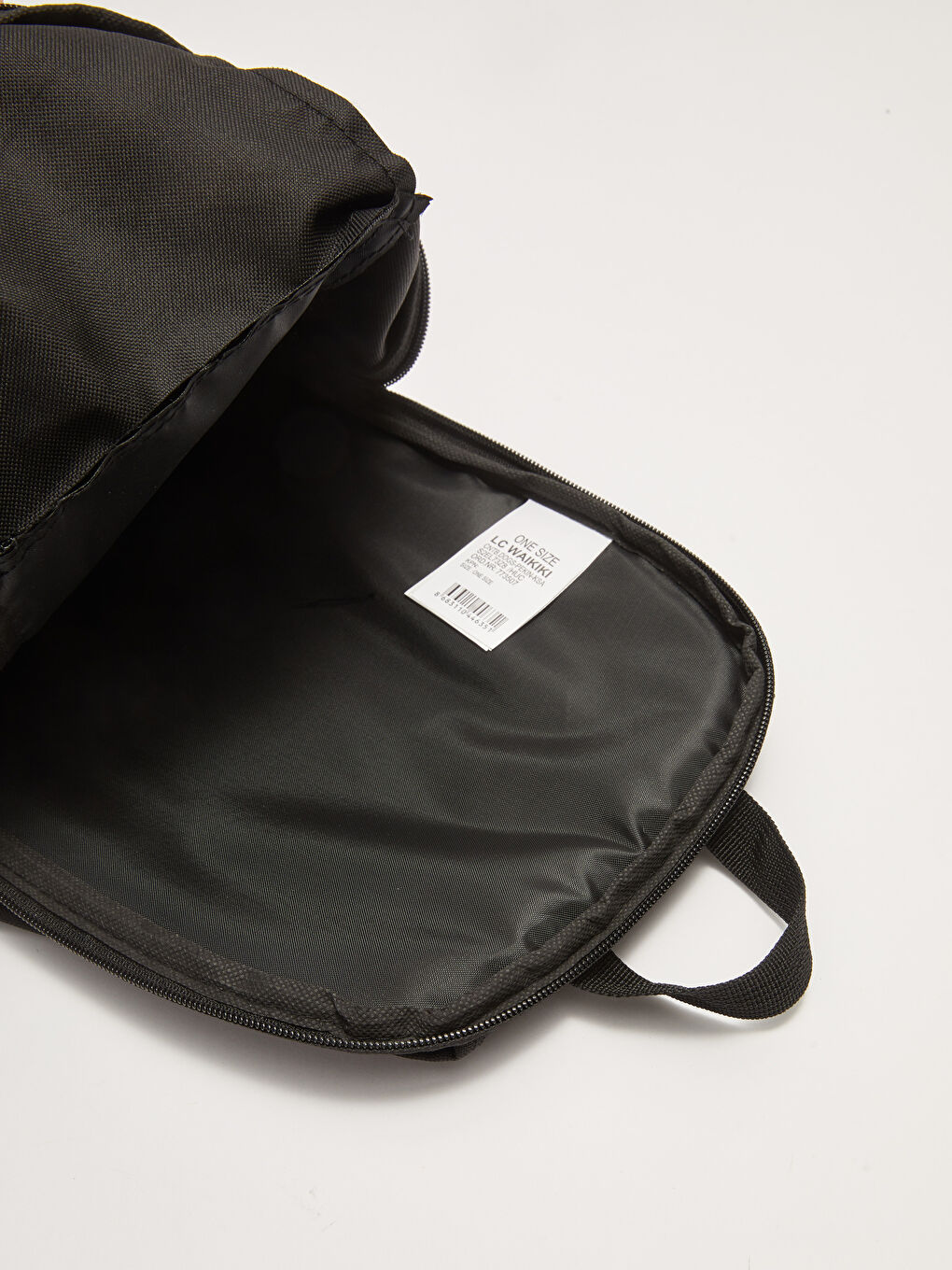 Siyah Baskılı Erkek Sırt Çantası-5