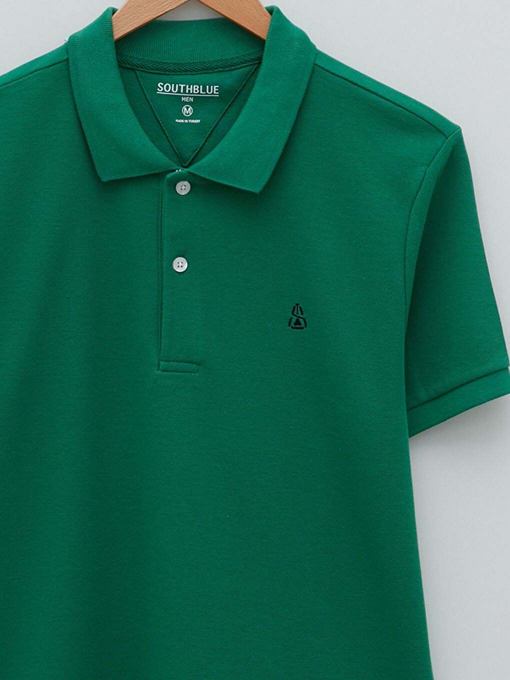 Polo Neck Short Sleeve Men's T-Shirt-9