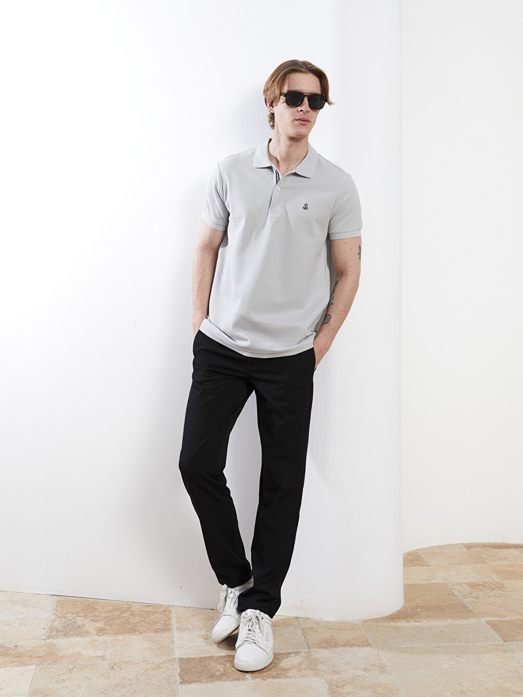 T-shirt Homme Col Polo Manches Courtes-3