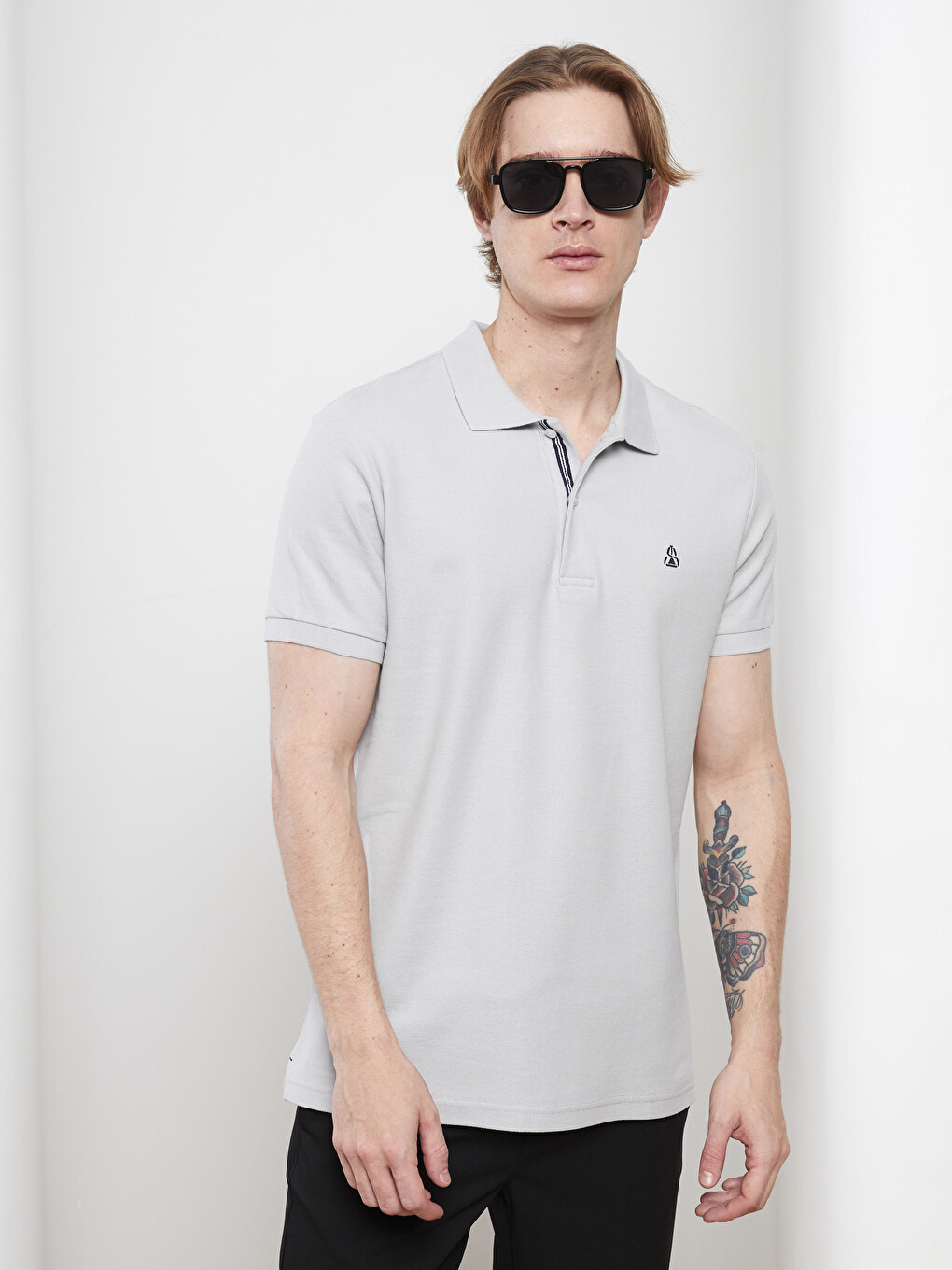 T-shirt Homme Col Polo Manches Courtes-4
