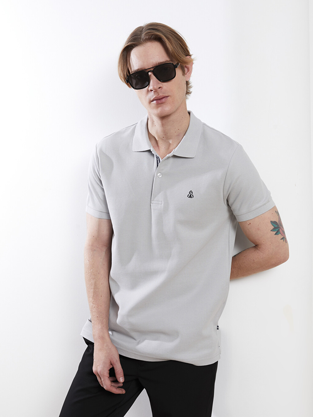 T-shirt Homme Col Polo Manches Courtes-5
