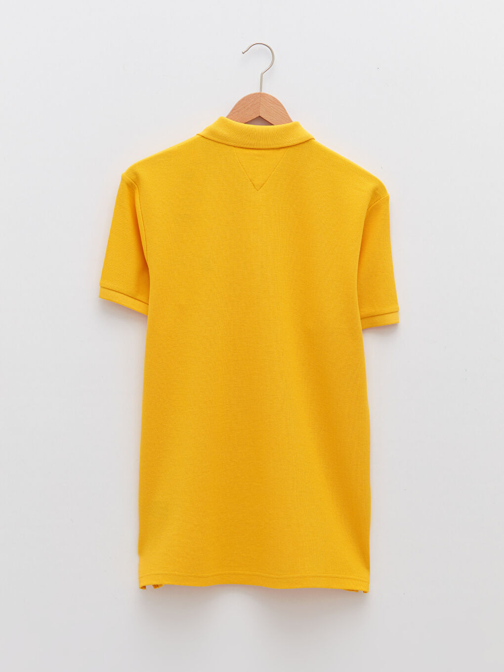 Sarı Polo Yaka Kısa Kollu Erkek Tişört-8