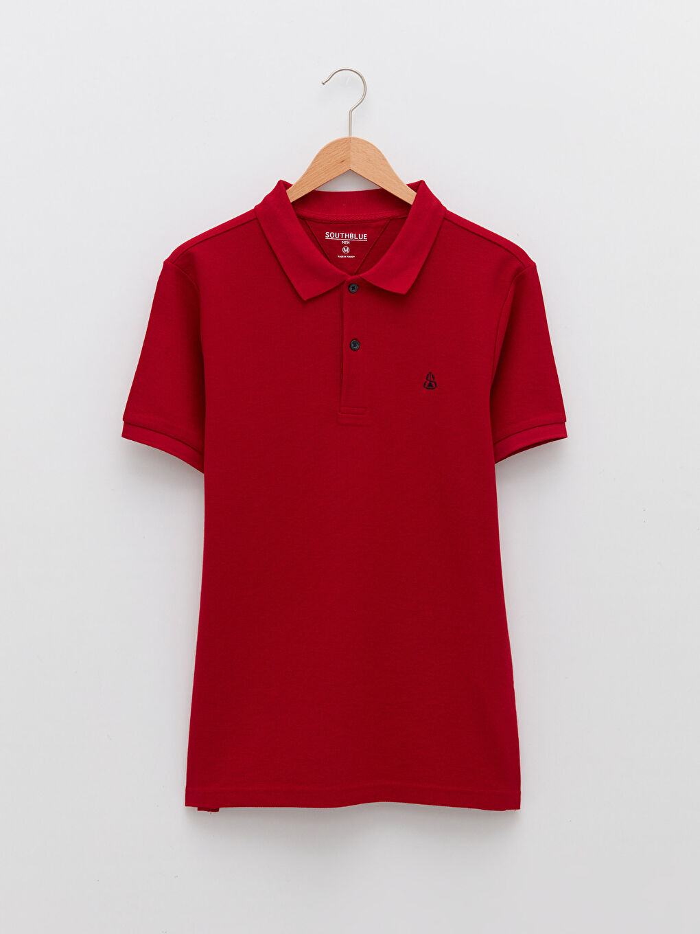 Polo Neck Short Sleeve Men's T-Shirt-7