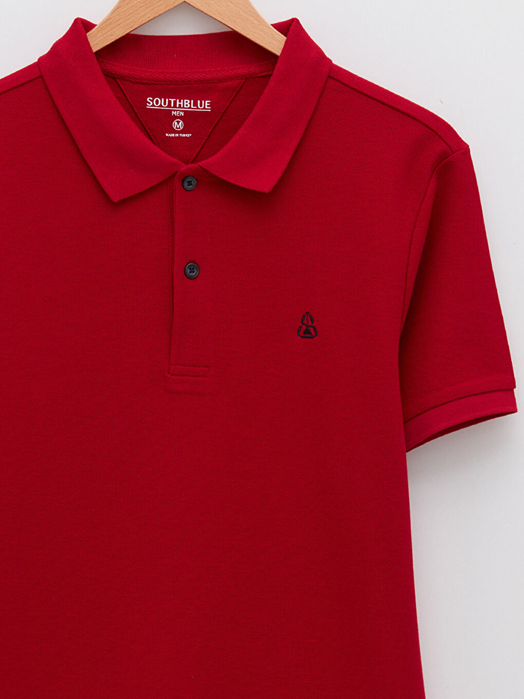 Polo Neck Short Sleeve Men's T-Shirt-9