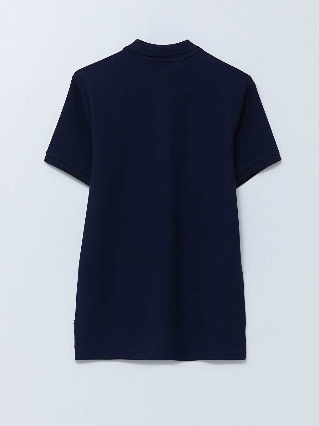 Lacivert Polo Yaka Kısa Kollu Erkek Tişört-7