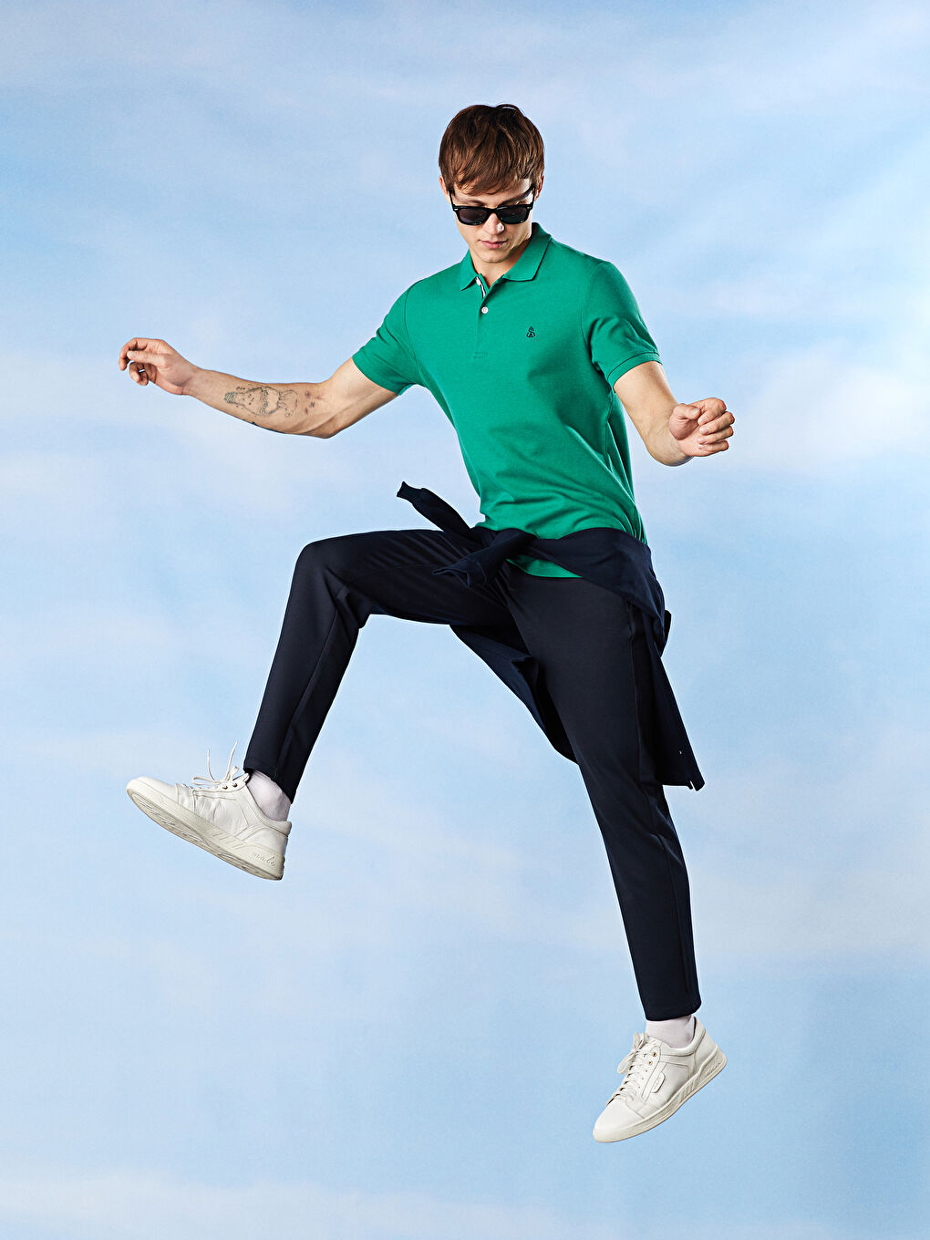 Polo Neck Short Sleeve Men's T-Shirt