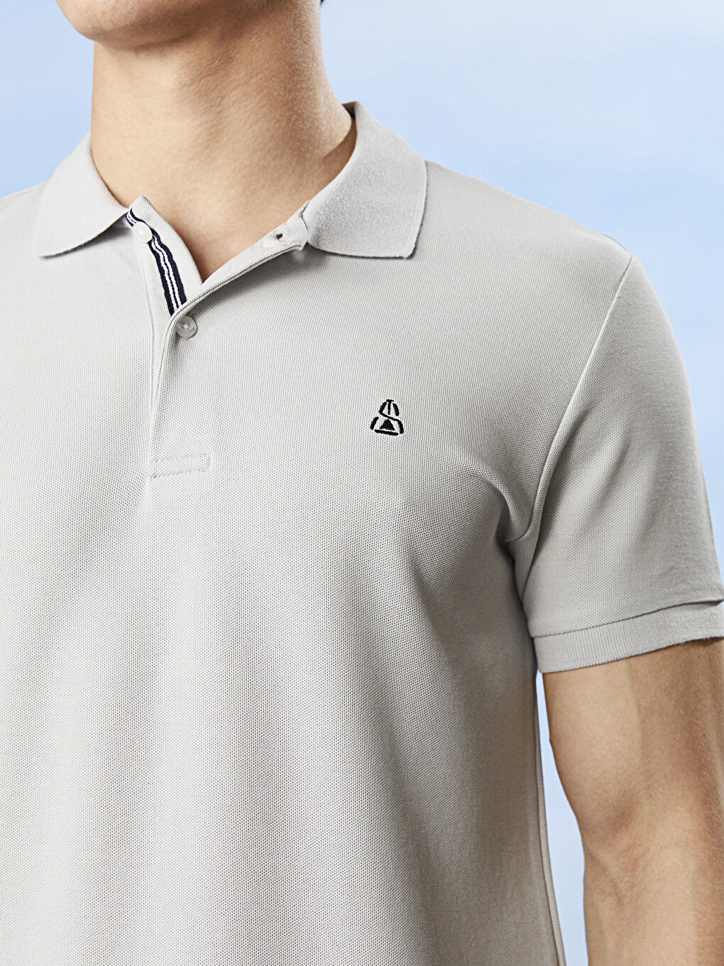 T-shirt Homme Col Polo Manches Courtes-1