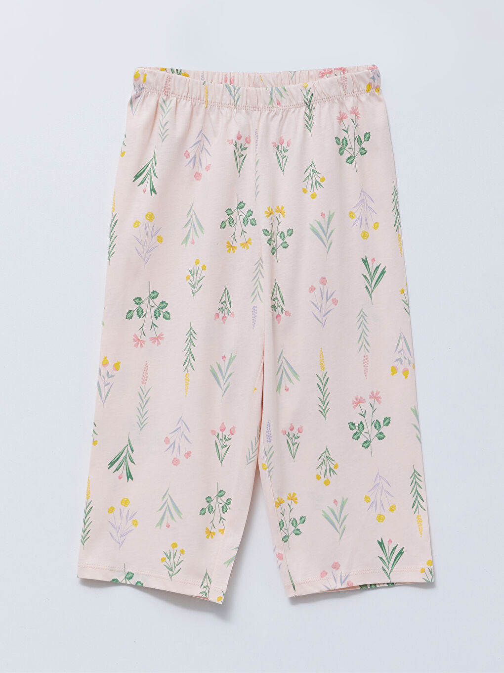 Set de pijama și mască de somn pentru Fete, cu mânecă scurtă, guler rotund, imprimat-2