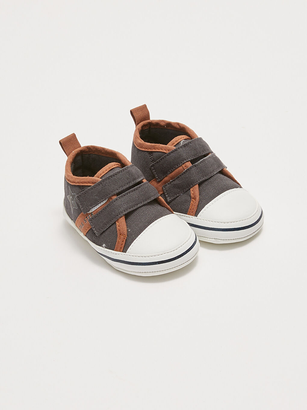 Hook and Loop Cotton Lined Baby Boy Pre-Toddler Shoes