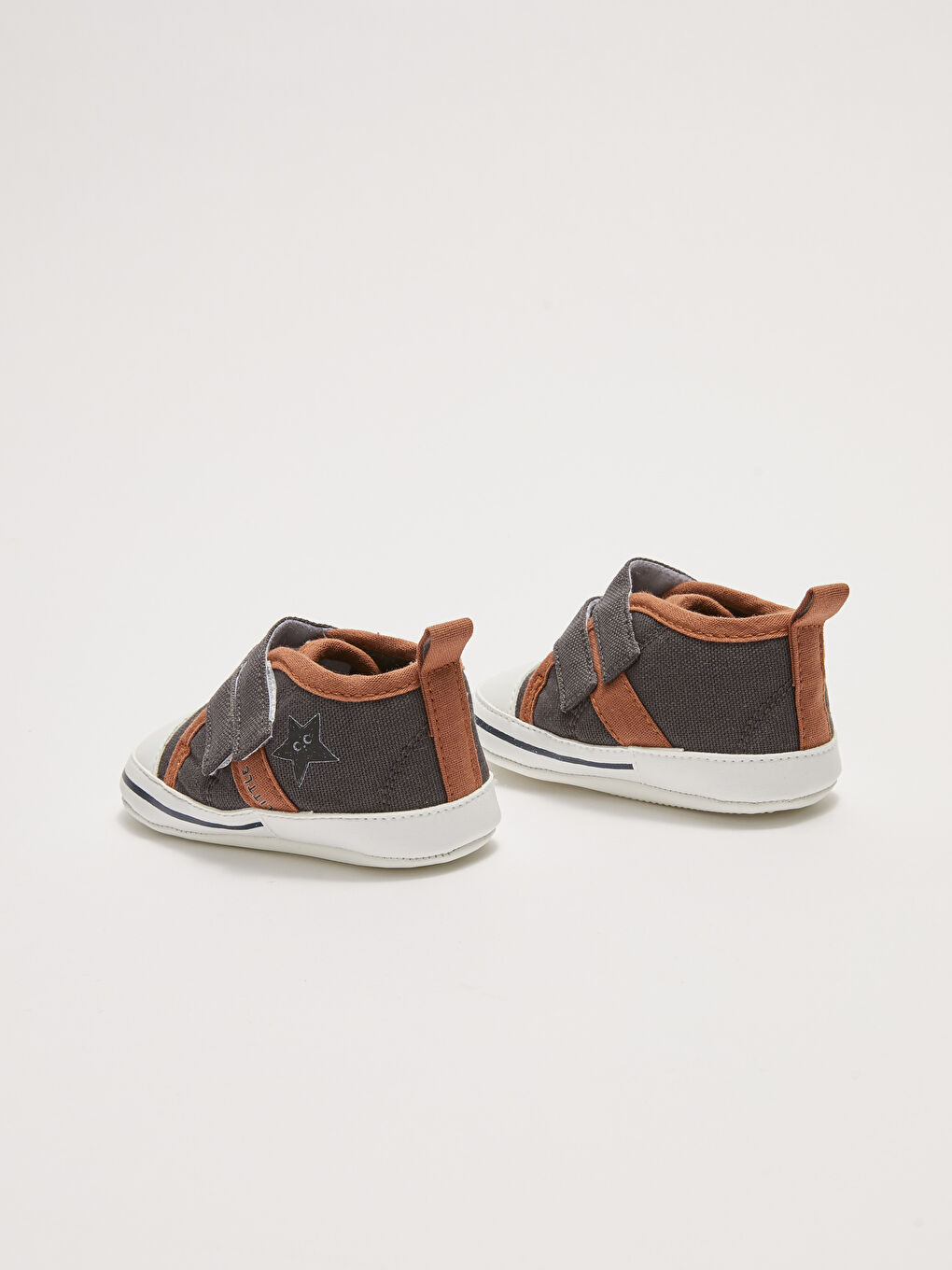 Hook and Loop Cotton Lined Baby Boy Pre-Toddler Shoes-4