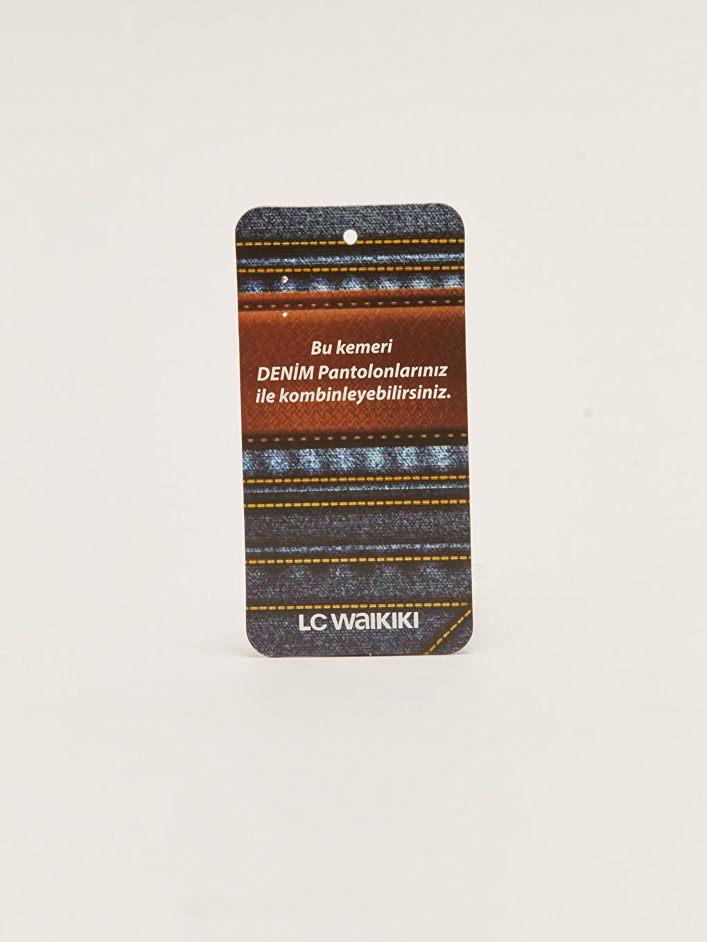 Kahverengi Deri Görünümlü Erkek Kemer-4