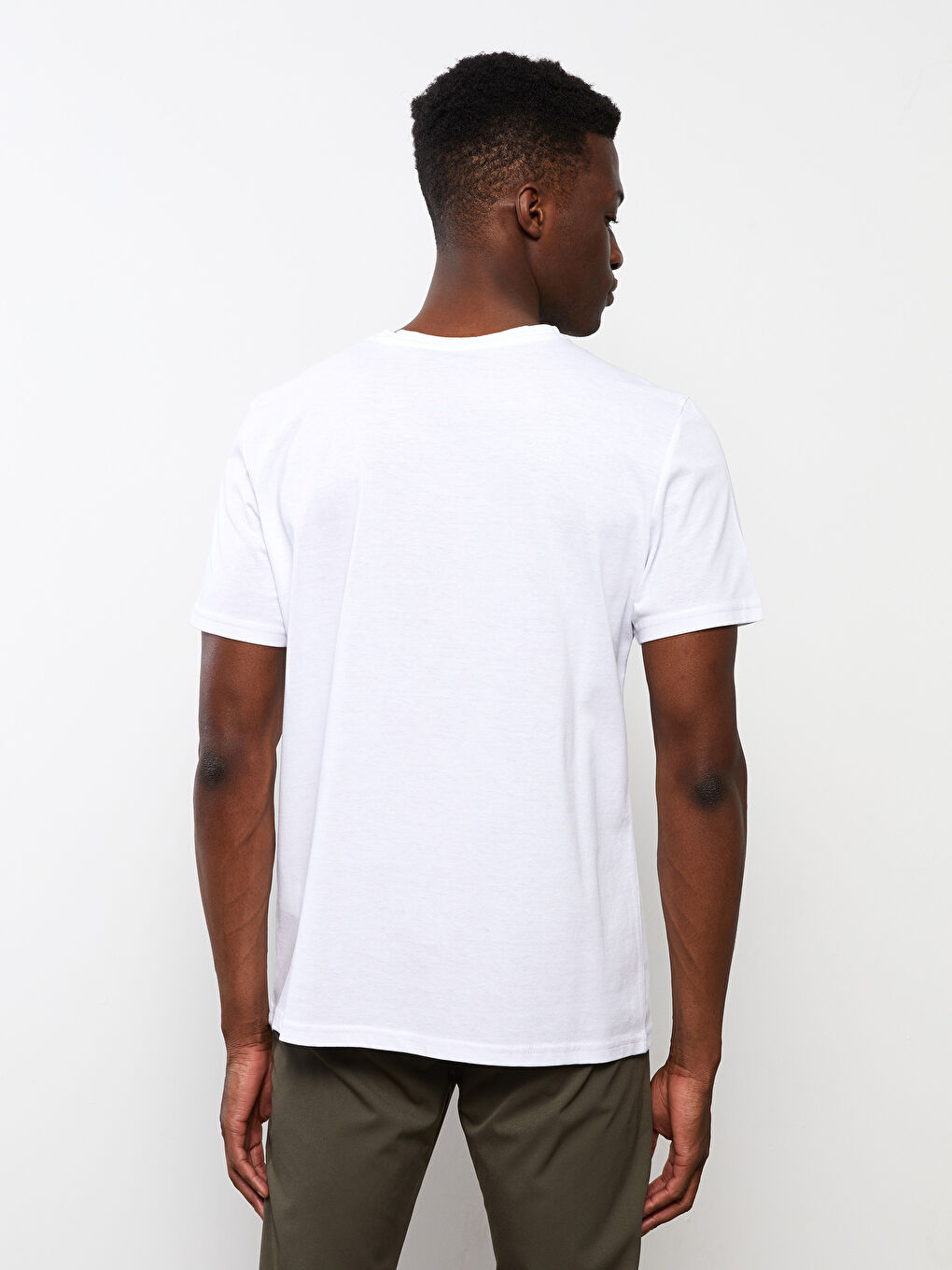 Crew Neck Short Sleeve Printed Men's T-shirt -S2EN08Z8-JYX
