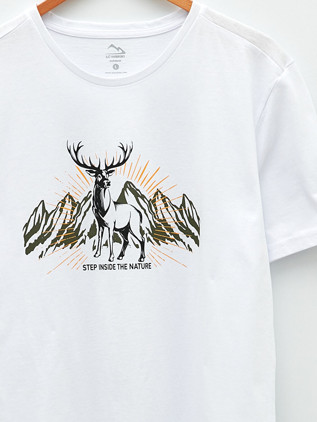Crew Neck Short Sleeve Printed Men's T-shirt -S2EN08Z8-JYX
