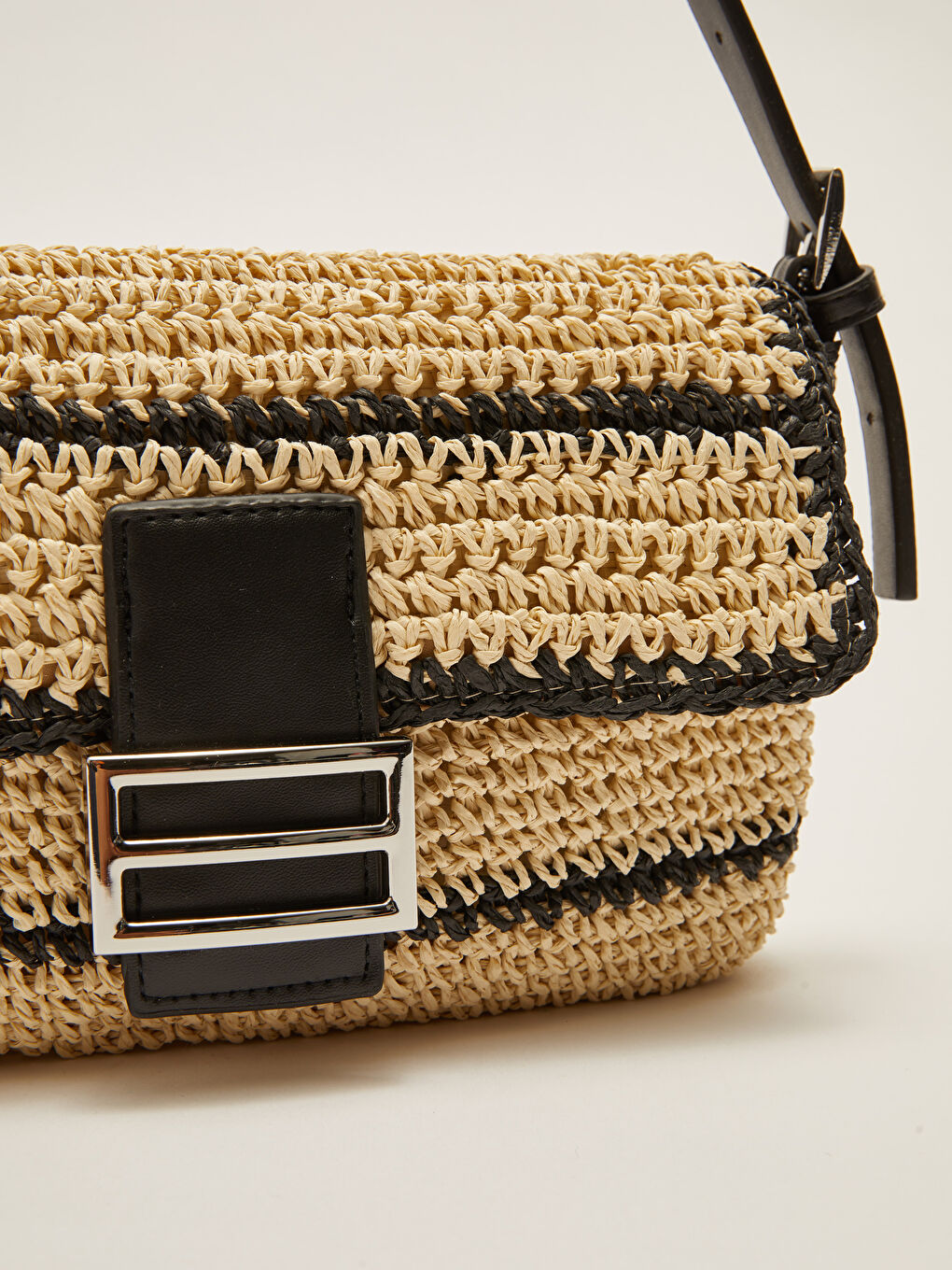Adjustable Strap Women's Straw Shoulder Bag -S2EN39Z8-LQJ