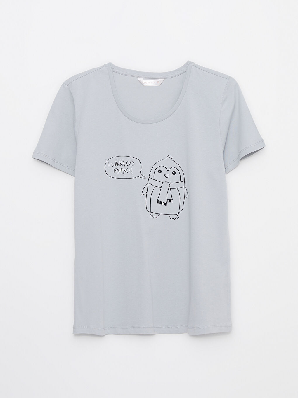 Crew Neck Printed Short Sleeve Cotton Women's Pajama Set-6