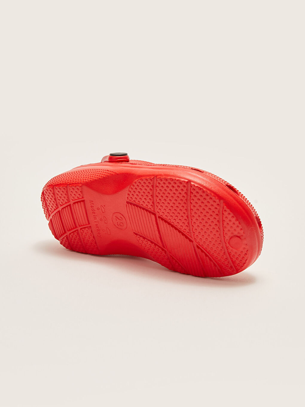 Kırmızı Düz Delik Detaylı Erkek Çocuk Sandalet-2