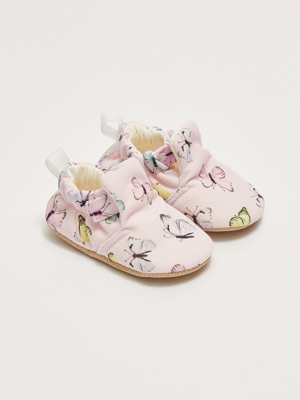 Printed Hook and Loop Pre-Toddler Baby Girl House Shoes