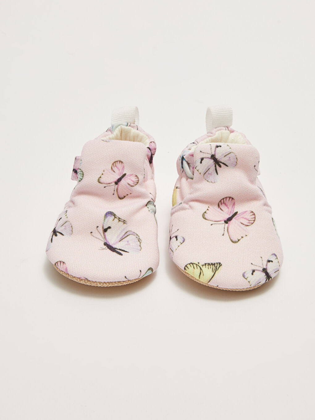 Printed Hook and Loop Pre-Toddler Baby Girl House Shoes-2