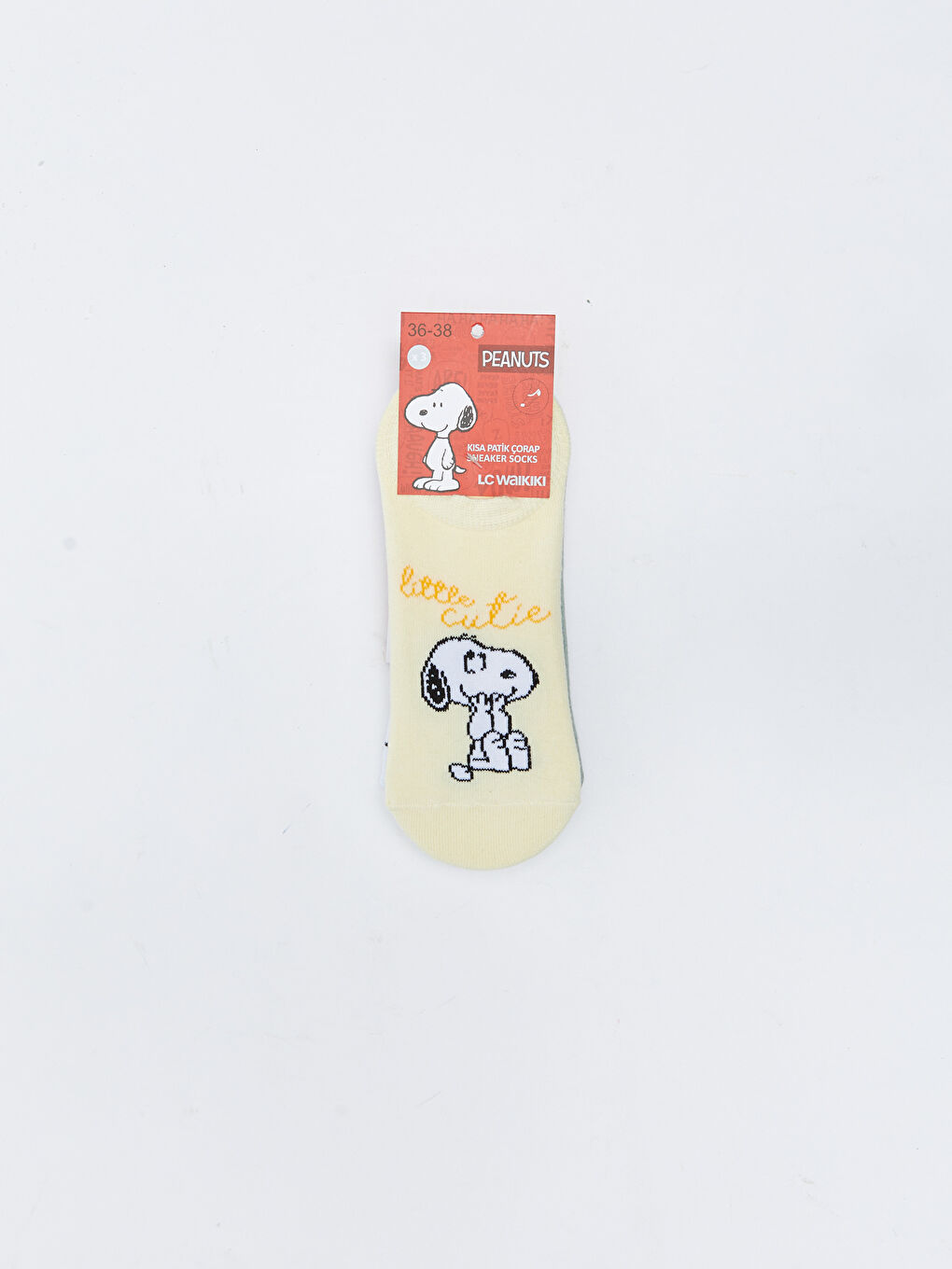 LCW DREAM Snoopy Bedruckte Sneaker-Socken für Damen 3er-Pack -S2EO04Z8-J5Q
