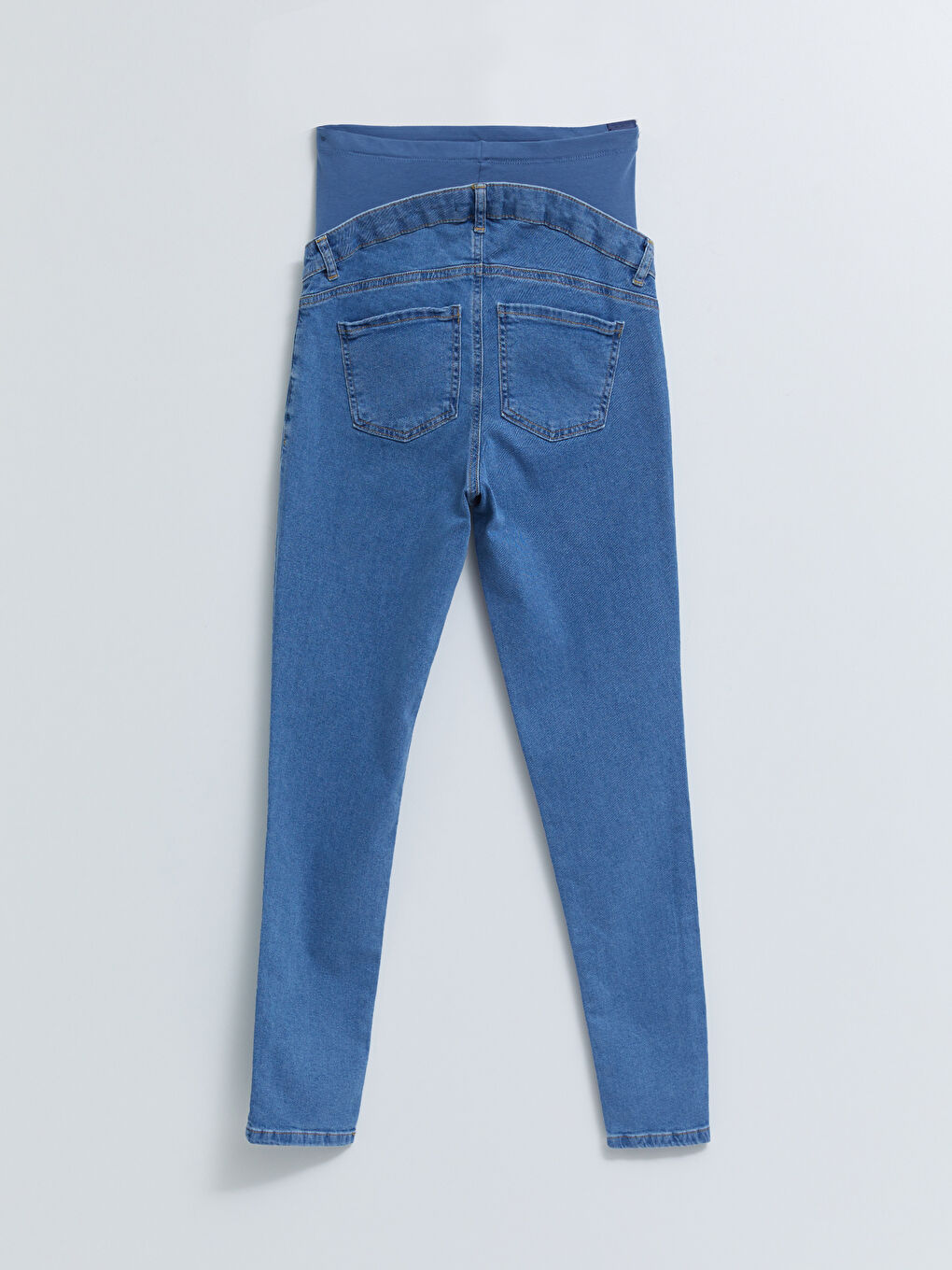 LC WAIKIKI Orta İndigo Rodeo Karın Panelli Jüpiter Süper Skinny Fit Hamile Jean Pantolon - 6