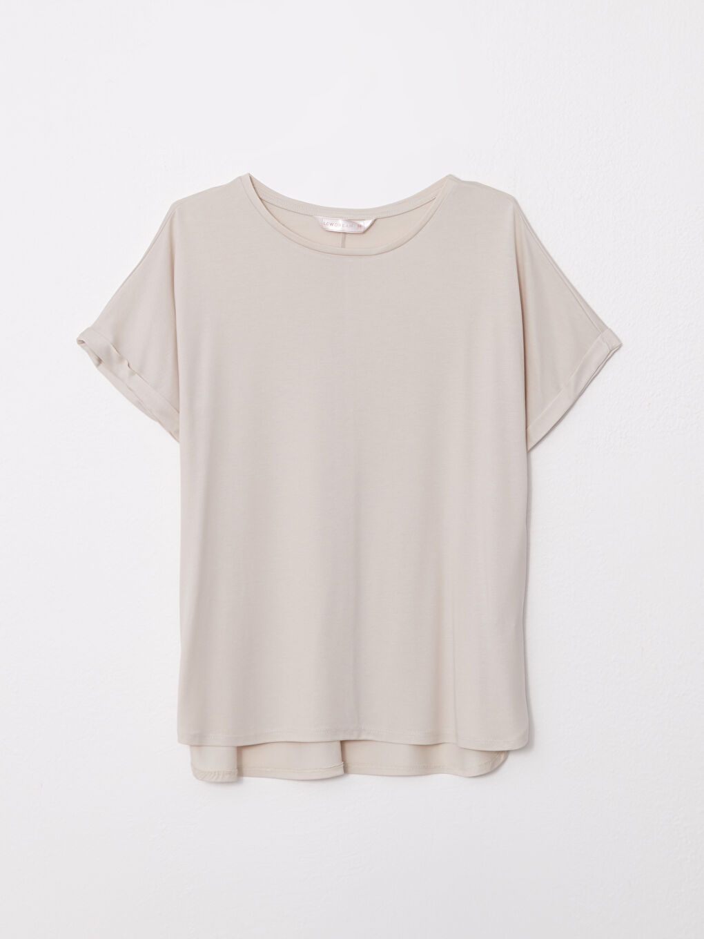 Gri Bisiklet Yaka Düz Kısa Kollu Kadın Pijama Takım-13