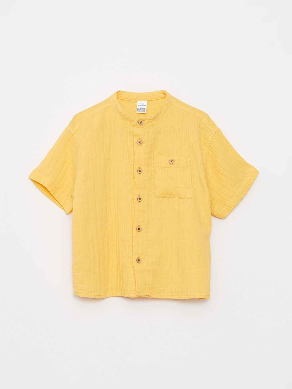Chemise à Col Mao à Manches Courtes pour Bébé Garçons