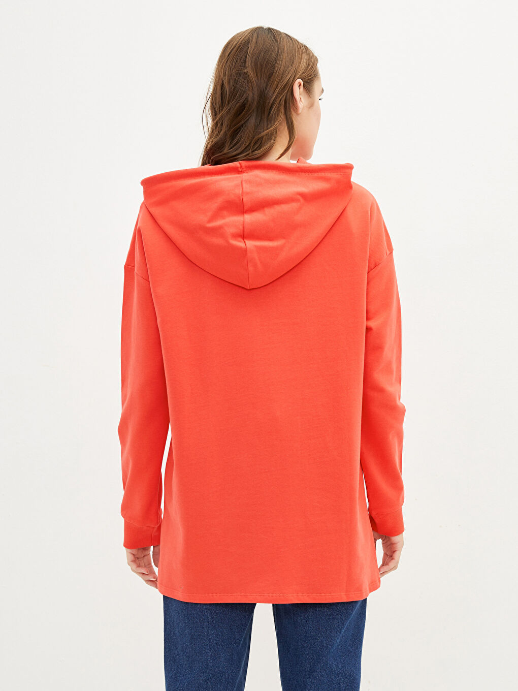 هودی قۆڵ درێژ سادە بۆ ژنان-4