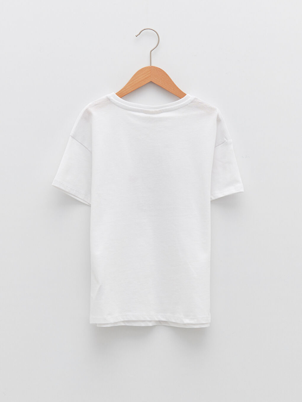 LCW Kids Crew Neck Printed Short Sleeve Cotton Girl T-shirt -S2EP87Z4-R9K