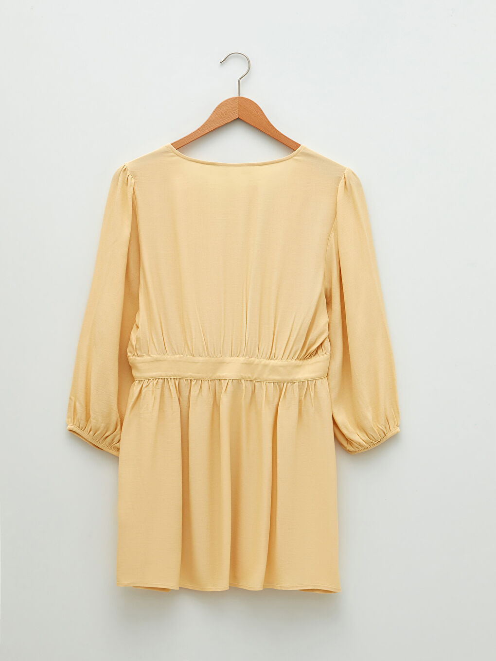 V Neck Straight Long Sleeve Viscose Maternity Tunic -S2EQ06Z8-S4D