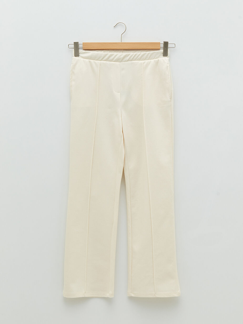 Women's Elasticated Waist Plain Sweatpants-5