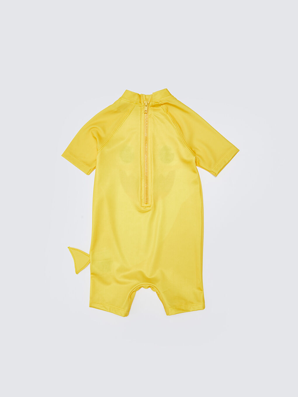 Bisiklet Yaka Kısa Kollu Baskılı Erkek Bebek Yüzme Giyim-1