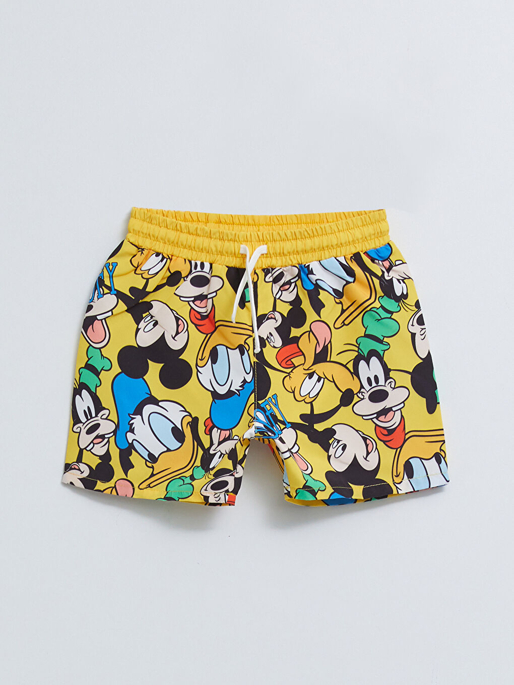 Crew Neck Donald Duck Printed Baby Boy Athlete and Sea Shorts 2-Pack-2