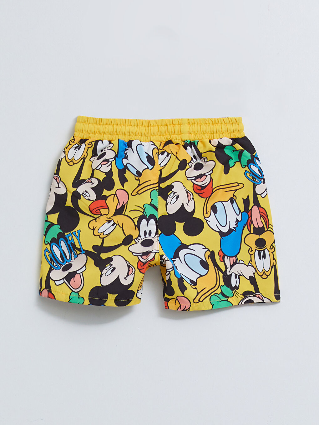 Crew Neck Donald Duck Printed Baby Boy Athlete and Sea Shorts 2-Pack-4