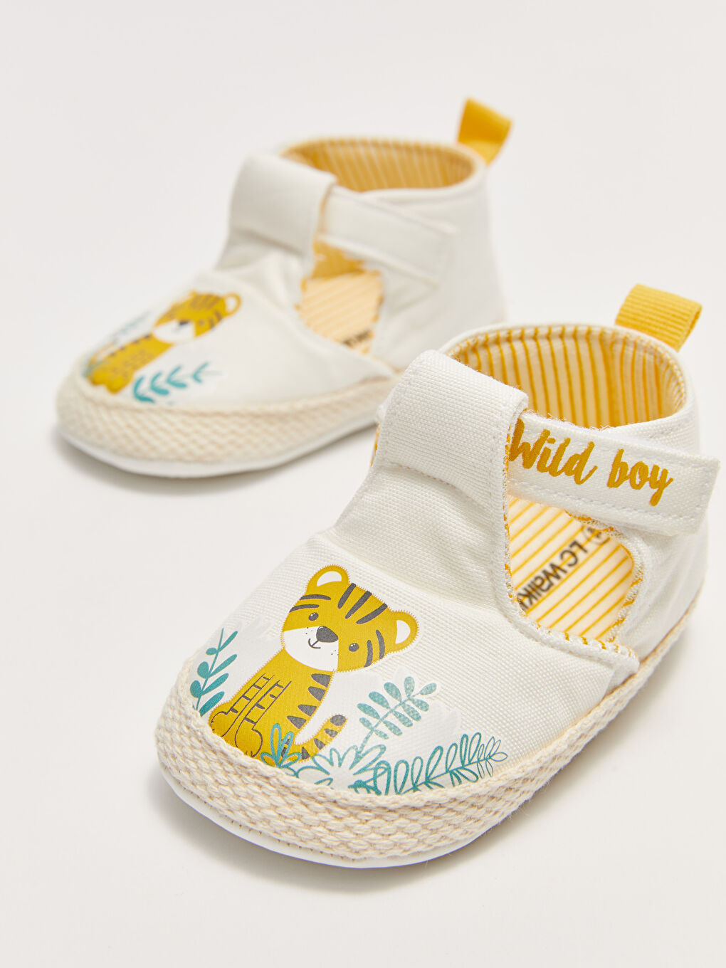 Pamučno postavljene štampane kućne cipele za bebe dečake pre-hodanja-2