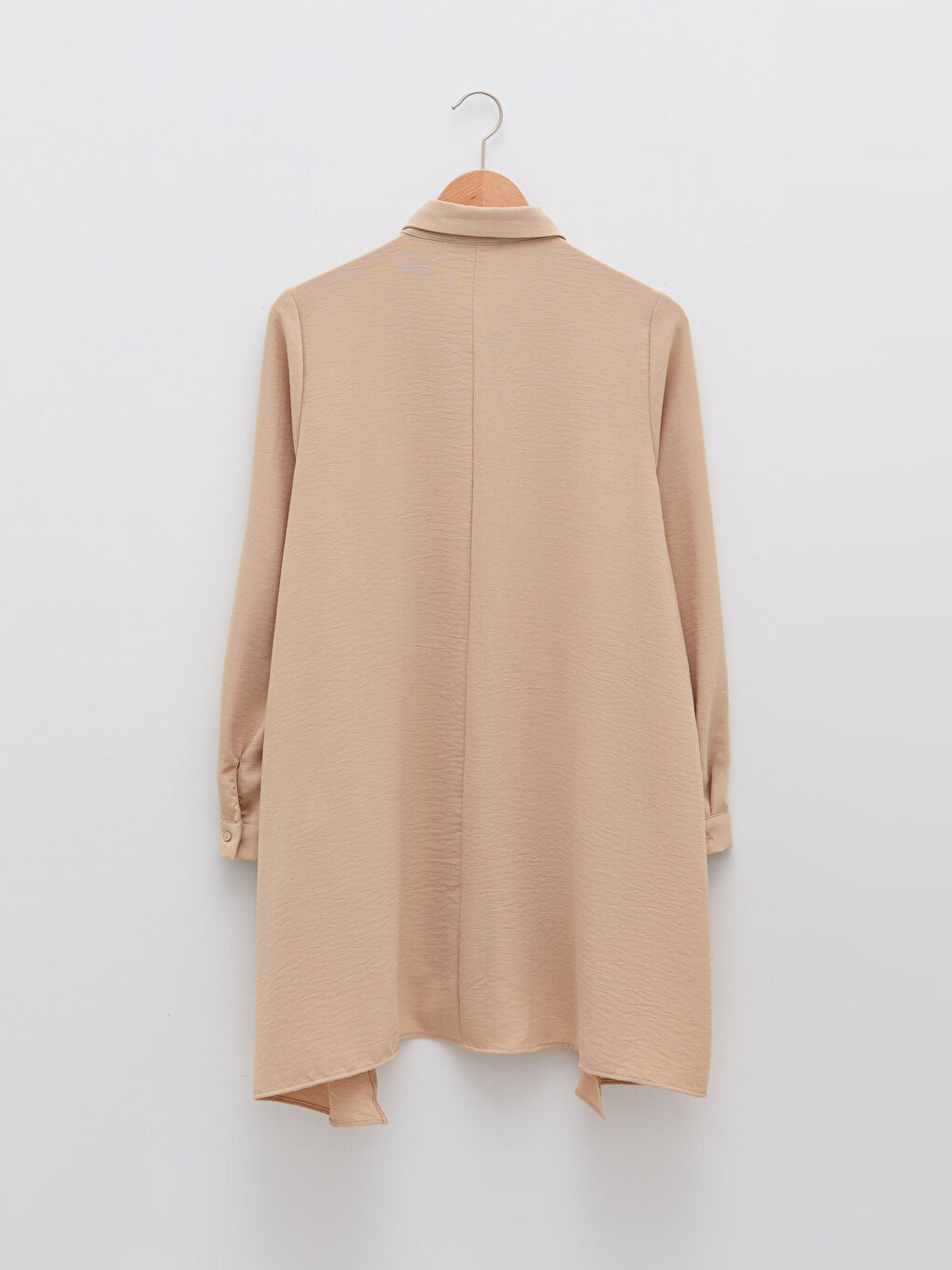 Plain Long Sleeve Women's Shirt Tunic-6