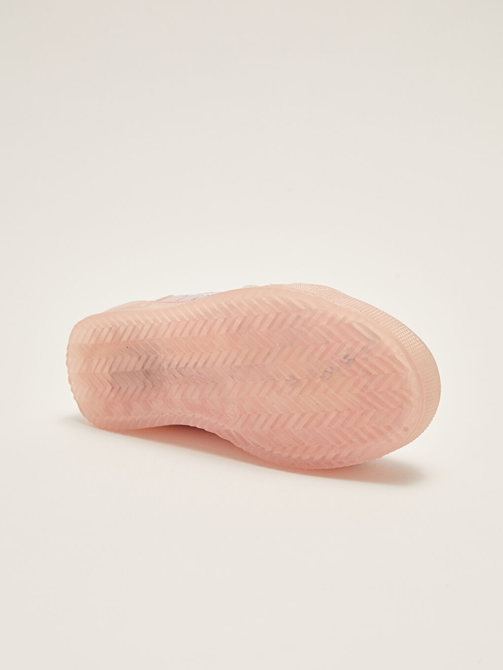 Pembe Işıklı Cırt Cırtlı Baskılı Kız Çocuk Spor Ayakkabı-6