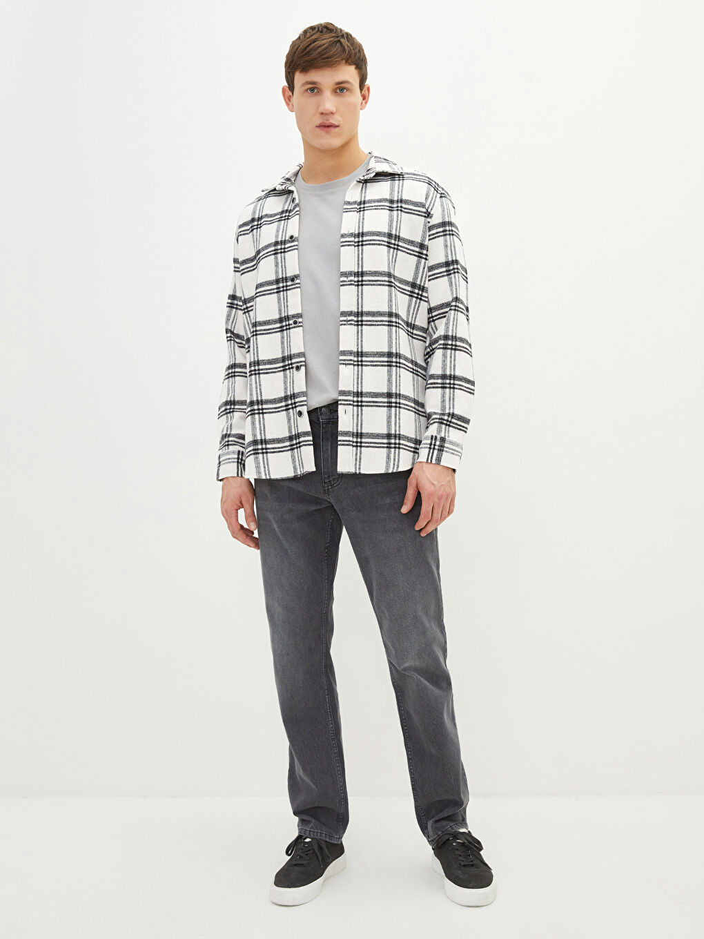 Antrasit 700 Regular Fit Erkek Jean Pantolon-1