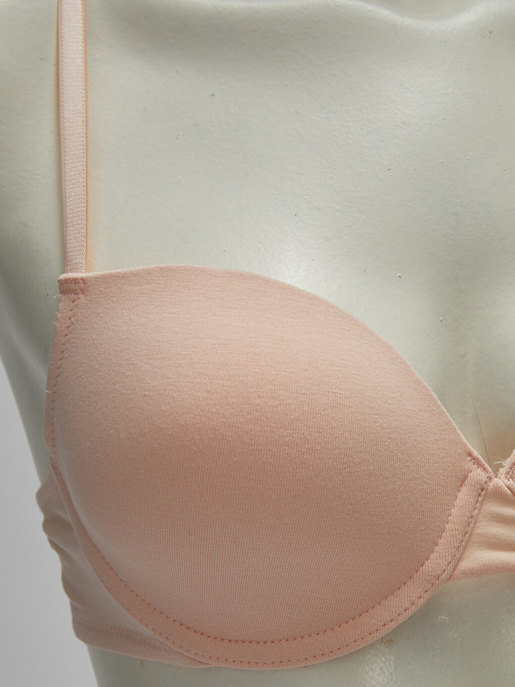 Underwire Plain Non-Padded T-Shirt Bra-2