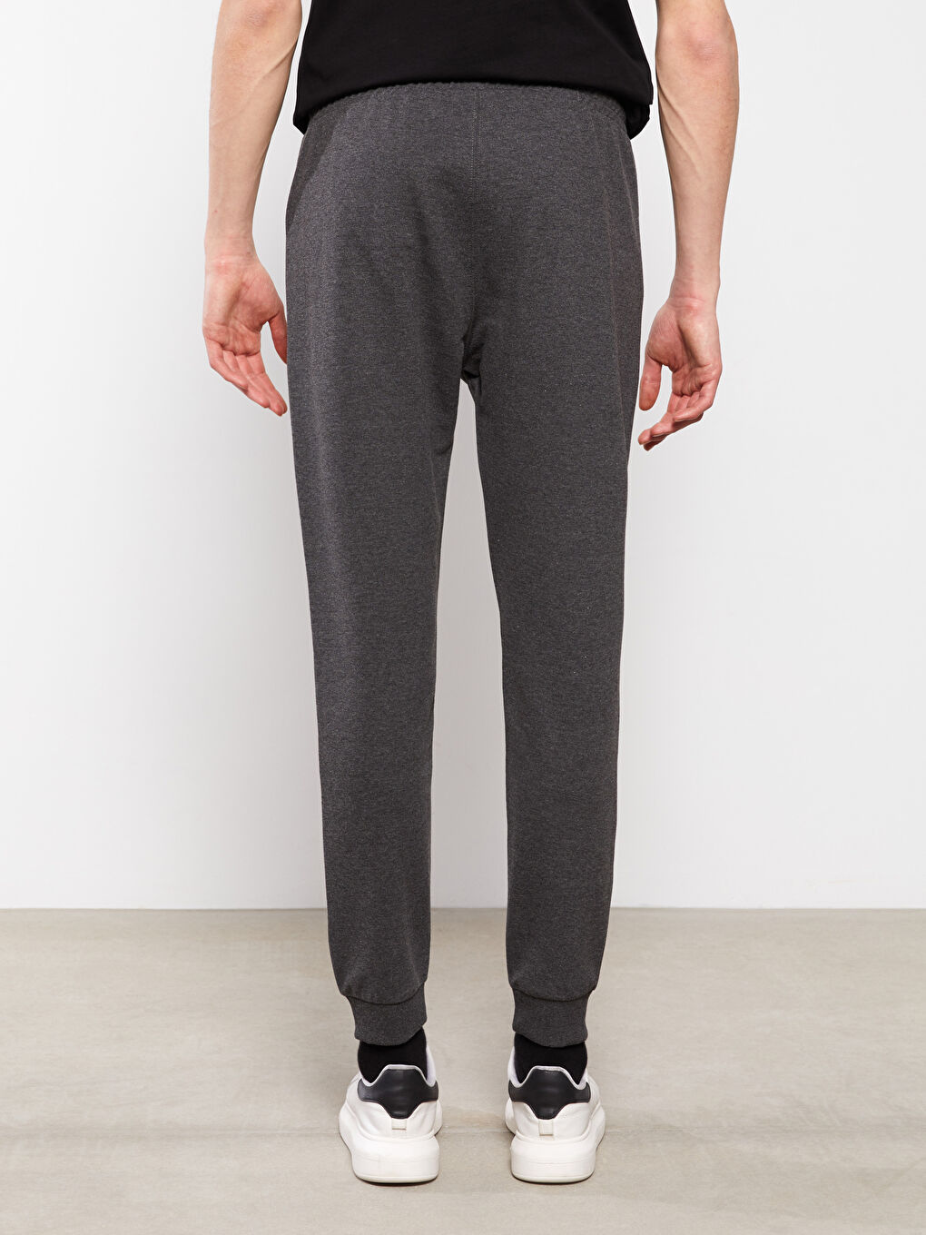 Antrasit Slim Fit Erkek Eşofman Altı-4